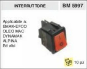 OFF STOP SCHALTER AUSSCHALTUNG MOTORSÄGE OLEOMAC ALPINA MCCULLOCH EFCO etc - Bild 1 von 1