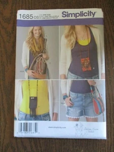 Pattern Sewing DIY Craft Project Simplicity 1685 One Size Women's Accessories - Picture 1 of 4