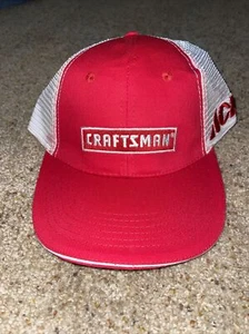 Craftsman Ace Hardware Red Snapback Mesh Trucker Hat - Picture 1 of 4