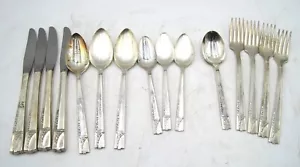 15 Pieces Oneida Nobility CAPRICE Silver Plate Flatware Silverware - Picture 1 of 3