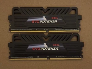 Geil Evo Potenza 16GB (2x8GB) DDR4 2400MHz Desktop Ram Memory GPB416GB2400C16DC - Picture 1 of 3