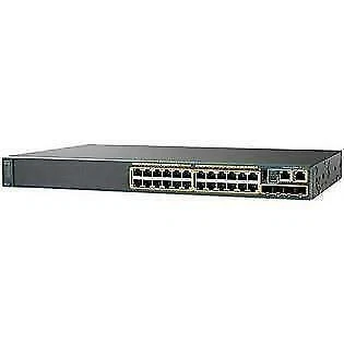 Cisco Catalyst WS-C2960X-24PD-L 24 Ports Rack Mountable Ethernet Switch