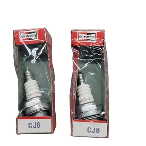 Vintage Champion CJ8 Spark Plug Set Of 2 For Small Engines - Picture 1 of 2