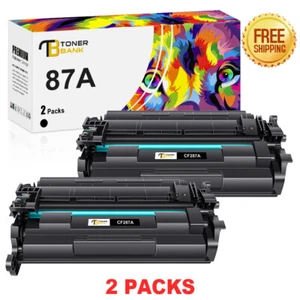 2PK CF287A 87A Toner Cartridge For HP LaserJet Pro M501 M501dn M501n Printer - Picture 1 of 10