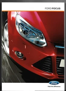 Ford Focus Mk3 2010-12 UK Market Sales Brochure Studio Edge Zetec Titanium X - Picture 1 of 4