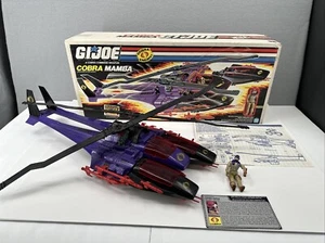 Gi Joe Cobra Mamba 1987 Vintage Pilot Box Missili Istruzioni Casco Mancante - Foto 1 di 24