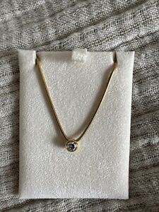 Beautiful Swiss made Diamond necklace 18ct gold, Swiss jewellers Bucherer