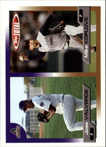 2005 Topps Total Arizona Diamondbacks Baseball Card #682 J.Valverde/M.Koplove