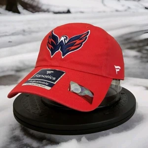 Washington Capitals Adjustable One Size Fanatics Red Hat - Authentic NHL Cap New - Picture 1 of 8