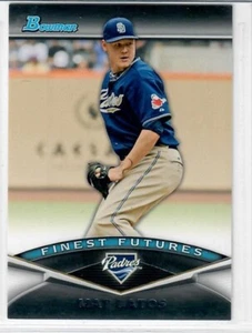 2011 Bowman Finest Futures Mat Latos Baseball Card #FF20 - Picture 1 of 2
