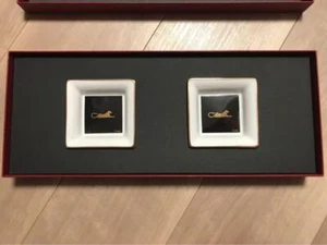 Cartier mini Change Tray PANTHERE Set of 2 panther leopard plate animal 8 x 8 cm - Picture 1 of 3