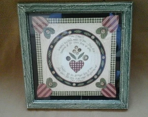 LINDA SPIVEY ART FRAMED PRINT OUR FAMILY MADE OF LOVE TOGETHER WE ARE STRONGER - Picture 1 of 3