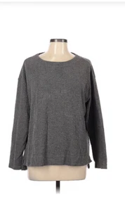 Splendid Women's Gray Soft Long Sleeve Thermal Tee Size Large - Picture 1 of 4