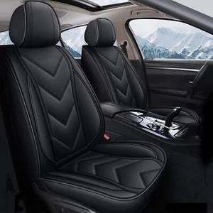 Car 5-Seat Covers PU Leather Cushion Full Set Fit For Volkswagen Taos 2021-2024 - Picture 1 of 7