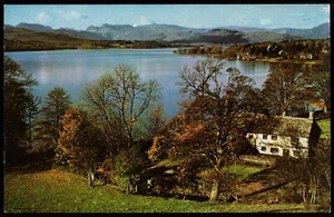 Windermere From Queen Adelaide's Hill Cumbria Landscape Postcard - Picture 1 of 2