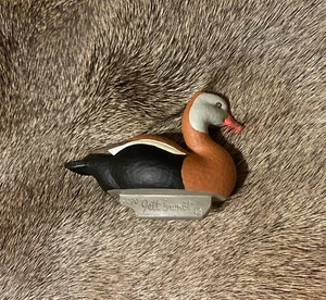 NUEVO Jett Brunet Ducks miniatura ilimitada pato silbador de vientre negro 2021 #22 - Imagen 1 de 9