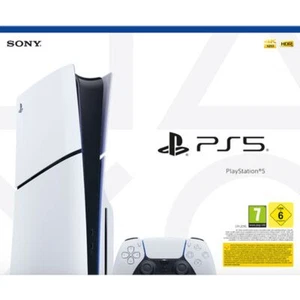 Sony PlayStation 5 Slim - Disc Version - 1TB - CFI-2016A - 1 Controller - Weiß - Bild 1 von 3