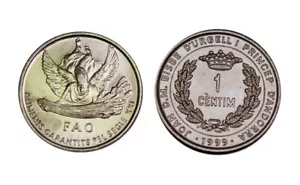 35 1999 Andorra KM171 (U) 1 Centime - Bild 1 von 1