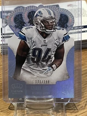 Ezekiel Ansah 2013 Crown Royale Silver Holofoil  /199 Rookie RC Lions - Image 1 of 2