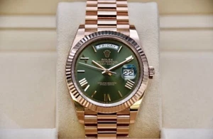 Rolex Day-Date 40mm 'Olive' Anniversary | 2023 Unworn | 228235 - Picture 1 of 9
