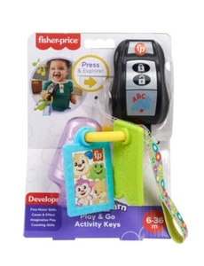Fisher-Price Play & Go Activity Keys Laugh & Learn Baby Travel Toys 6-36M NEW - Picture 1 of 4