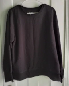 Tek Gear Womens Ultrasoft Fleece Sweatshirt XXL Onyx Black - Picture 1 of 2