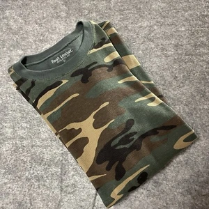 Foot Locker Athletic Fit Shirt Men's XL Long Sleeve Camouflage - Picture 1 of 8