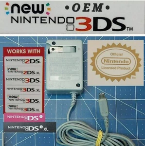 Nintendo 3DS OEM AC Adapter WAP-002 ▪︎ DSi, 3DS, 2DS, all ✨️NEW✨️and (XL) models - Picture 1 of 7