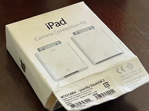 Apple OEM iPad Camera Connection Kit Adapter Set A1362 A1358 OPEN BOX MC531ZM/A - Picture 1 of 13