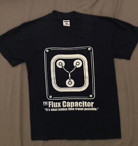 T-shirt vintage Retour vers le futur « The Flux Capacitor » excellent état (S)