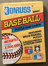 1991 Donruss Series 1 Wax Pack Cal Ripken, Jr. Orioles HOF Showing Top Front