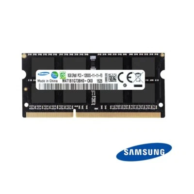 8GB 4GB 2G DDR3 1600MHz PC3-12800S 204Pin SODIMM Laptop Memory Samsung LOT Black - Image 1 of 4