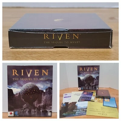New! 1997 Riven The Sequel to Myst PC or Mac Big Box - Game Sealed Inside - Image 1 of 4