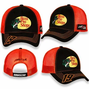 Martin Truex Jr 2022 Checkered Flag Sports #19 Bass Pro Shops Sponsor Hat FREE - Picture 1 of 1