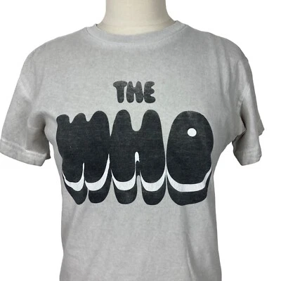 The Who Rock Band T Shirt Adult Small Gray Crewneck Cotton Retro by Bravado - Image 1 of 4