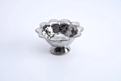Pampa Bay Verona Footed Bowl, Silver (CER-1714) - Image 1 of 2