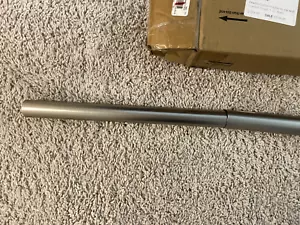 Pottery Barn Standard Curtain Rod 1.25 28-48” Pewter With 2 Finials - Picture 1 of 7