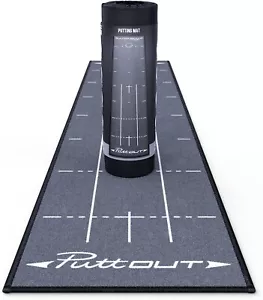 PuttOUT Putting Mat Family - Perfect Your Golf Putting Practice anytime anywhere - Picture 1 of 8