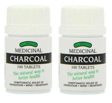 J.L Bragg's Charcoal 100 Tablets - Pack of 2