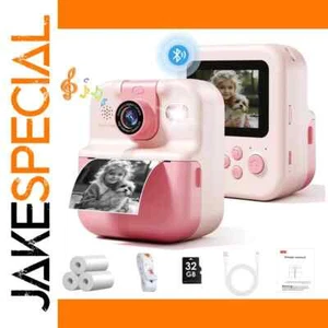 JakeSpecial – Bluetooth Kids Instant Print Camera with 32GB SD Card - Photo 1/18
