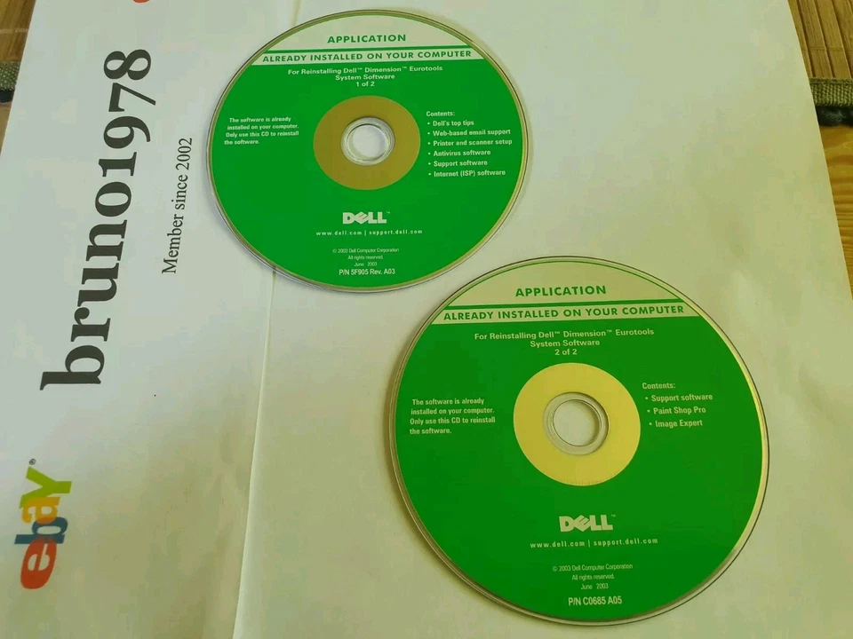 Dell Dimension Eurotools System Software Dell OEM  - Bild 1 von 4