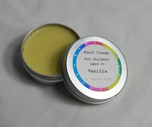 Natürliche Bio Kinder 3+ Vanille Handcreme Bienen Wachs Vitamin E 40ml - Bild 1 von 2