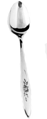 ROSE SHADOW by Oneida Community Soup Spoon 6" 18/8 NEW NEVER USED made in USA - Image 1 of 2