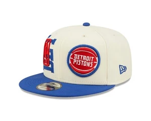 Detroit Pistons New Era NBA On Stage Draft 9FIFTY Snapback Hat - Cream - Picture 1 of 8