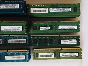 Job Lot 10 x 4GB DDR3 PC3-12800 Memory Desktop PC RAM Modules DIMM 240 Pin - Picture 1 of 3