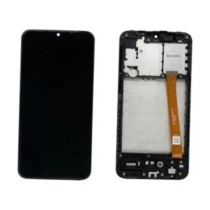 LCD TOUCH SCREEN FRAME SCREEN DISPLAY FOR SAMSUNG GALAXY SM-A202F A20E BLACK - Picture 1 of 6