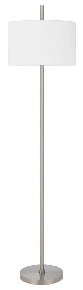 Современная напольная лампа Cal Lighting Roanne 66 1/2 дюйма матовая сталь металл - Изображение 1 из 1