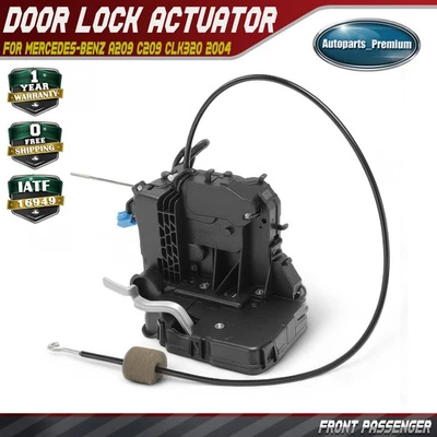 Actuador de cierre de cerradura de puerta de pasajero delantero para Mercedes-Benz A209 C209 CLK320 2004 Foto 1 de 4