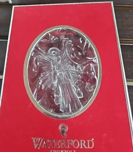 2008 Waterford Kristall Jahresengel Weihnachten Feiertag Ornament gebraucht mit Box - Bild 1 von 4