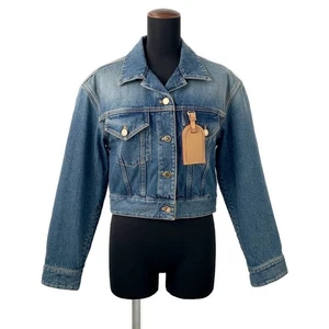 LOUIS VUITTON DenimJacket Size 34 Cotton100% Blue RW232W - Picture 1 of 10